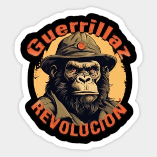 Guerrillaz Revolucion #6: Embrace the Revolution for Change Sticker